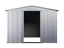 Abrigo De Jardim Em Metal Galvanizado Cinzento 6,71 M - Linus
