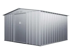 Abrigo De Jardim Metal Cinza Aco Galvanizaxdo 12,02 M - Linus