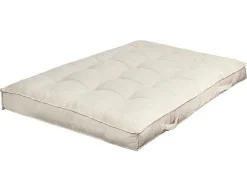 Almofada Para Paletes Em Veludo Canelado C120 X L80 Cm Bege - Baila