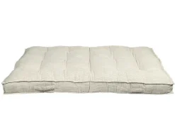 Almofada Para Paletes Em Veludo Canelado C120 X L80 Cm Bege - Baila