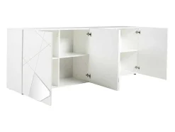 Aparador Com 4 Portas Lacado A Branco - Cantiano