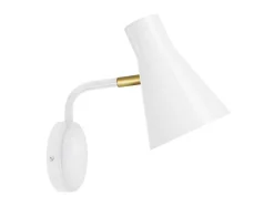 Aplique Tosel Funnel Metal Articulado Marfim D19 X H18 Cm