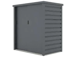 Armário De Arrumação De Jardim Em Aco Galvanizado Cinza De 1,31 M E C125 X L80 X A131 Cm - Reivax