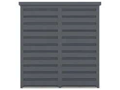 Armário De Arrumação De Jardim Em Aco Galvanizado Cinza De 1,31 M E C125 X L80 X A131 Cm - Reivax