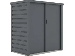 Armário De Arrumação De Jardim Em Aco Galvanizado Cinza De 1,31 M E C125 X L80 X A131 Cm - Reivax