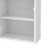 Armário De Parede Oval Para Casa De Banho Com Espelho Cor Branco - Ruri