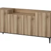 Armário Multiusos Ellaria, Noz, 160X42X75 Cm, Epikasa