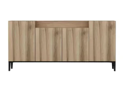 Armário Multiusos Ellaria, Noz, 160X42X75 Cm, Epikasa