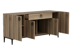 Armário Multiusos Gloria, Noz, 160X42X75 Cm, Epikasa