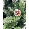 Arvore De Natal Sintética Coberta De Neve 150Cm Facil De Montar