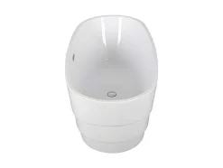 Banheira Autonoma Design Disponivel Em Branco - 200 L - 150*72*58 Cm - Dominika