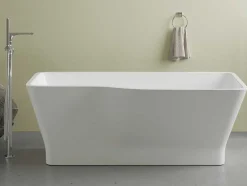 Banheira Clássica Assimetrica 265 L, 170 X 80 X 58 Cm, Acrilico Branco - Scriba
