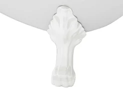 Banheira Clássica Oval Estilo Retro De 171 L Dimensoes 145 X 74 X 77 Cm Com Pés Pata De Leao Brancos - Nisos