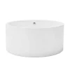Banheira Clássica Redonda 165 L 130 X 130 X 58 Cm Branco Acrilico - Laguno