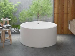 Banheira Clássica Redonda 165 L 130 X 130 X 58 Cm Branco Acrilico - Laguno