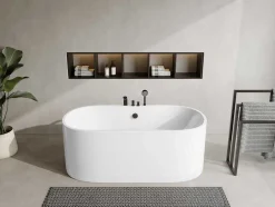 Banheira Clássica Stepona - 195 L - 150*75*58 Cm - Branco