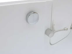 Banheira De Canto Com Porta 170 X 76 X 61 Cm E 235 L - Canto Esquerdo - Servee