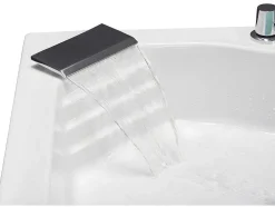 Banheira De Canto De Hidromassagem Com Sistema De Cascata Aglena - 2 Lugares - 350 L - 150*150*60 Cm