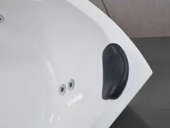 Banheira De Canto De Hidromassagem Com Sistema De Cascata Aglena - 2 Lugares - 350 L - 150*150*60 Cm