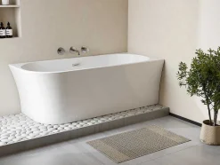 Banheira De Canto Direito De C 201 - 150 X 75 X 59 Cm Cor Branco Em Acrilico - Ponticola
