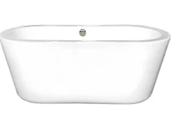 Banheira Exenta Moderna 170 X 80 Cm Branca - Royal