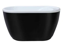 Banheira Oval Piccola - 1 Lugar - 240 L - 120*75*A65 Cm - Preta