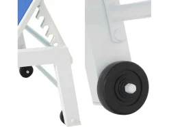 Barbados Espreguiçadeira Em Têxtilene Azul - Aluminio Branco