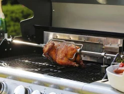 Barbecue A Gas Com 4 Bicos, 1 Fogao Lateral E 1 Assador 148X56X121 Cm - Roasty