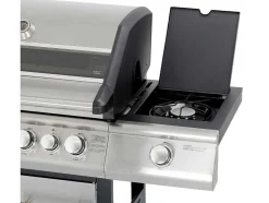 Barbecue A Gas Com 4 Bicos, 1 Fogao Lateral E 1 Assador 148X56X121 Cm - Roasty