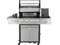 Barbecue A Gas Com 4 Bicos, 1 Fogao Lateral E 1 Assador 148X56X121 Cm - Roasty