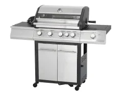 Barbecue A Gas Com 4 Bicos, 1 Fogao Lateral E 1 Assador 148X56X121 Cm - Roasty