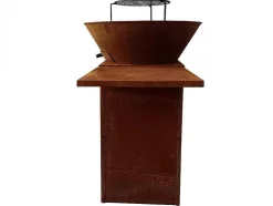 Barbecue Avec Plaque Ronde, Grill Et Support