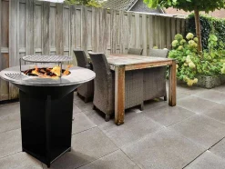 Barbecue Brasero Avec Plaque D'Acier De 100 Cm