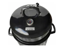 Barbecue 3-En-1 Avec Fumoir, Rotissoire Et Grill Noir
