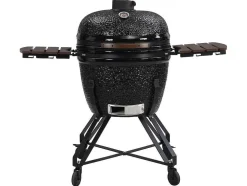 Barbecue Kamado A Carvao Em Ceramica E Bambu 67 X 85 X 120 Cm - Ayumi