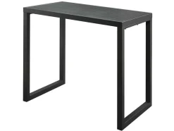 Bar De Jardim E 4 Bancos Altos Em Aluminio - Cinza Escuro - Walpole De Mylia