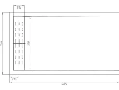 Base De Chuveiro Com Sifao Incluido De 160X90X4 Cm Em Resina Cor Branco - Lyros