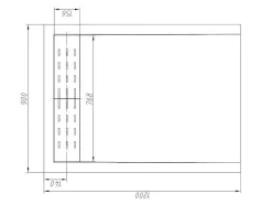Base De Chuveiro Com Sifao Incluido 1200X900X40 Mm Antracite - Lyros