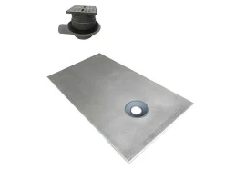 Base De Duche Em Mosaico Delos Com Sifao Incluido - 1600X900X40Mm -Recortavel