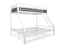 Beliche Duplo E Solteiro De Metal Para 3 Péssoas, Branco