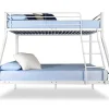 Beliche Duplo Metalico Para 3 Péssoas, 200X145X96Cm, Branco
