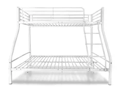 Beliche Duplo Metalico Para 3 Péssoas, 200X145X96Cm, Branco