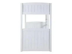 Beliche Separavel De 2 X 90 X 190 Cm Com Espacos De Arrumação Em Pinho Branco + Colchão - Anchise Ii