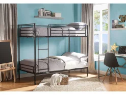 Beliche 2X90X190 Cm Preto - Doutis Ii