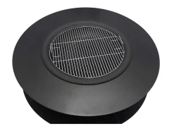 Braseiro, Chapa E Grelhador Com Arrumação Para Lenha C120 X L120 X A40 Cm - Barcena