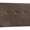 Cabeceira - Couro Sintetico 160X120X4Cm - Chocolate