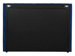 Cabeceira De Cama Acolchoada Massimo - Veludo - Azul - 160 Cm