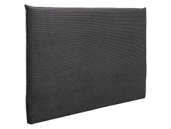 Cabeceira De Cama 180 Cm Veludo Canelado Cinzento Antracite - Ambrilia