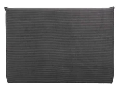 Cabeceira De Cama 160 Cm Veludo Canelado Cinzento Antracite - Ambrilia