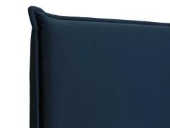 Cabeceira De Cama 160 Cm Veludo Cinzento Azul-Escuro - Ambrilia